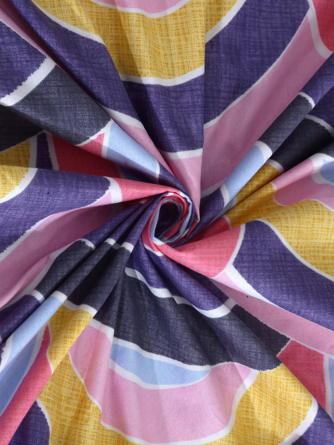 Arrabi Multi Geometric Cotton Blend 8 SEATER Table Cover (215 X 150 cm)