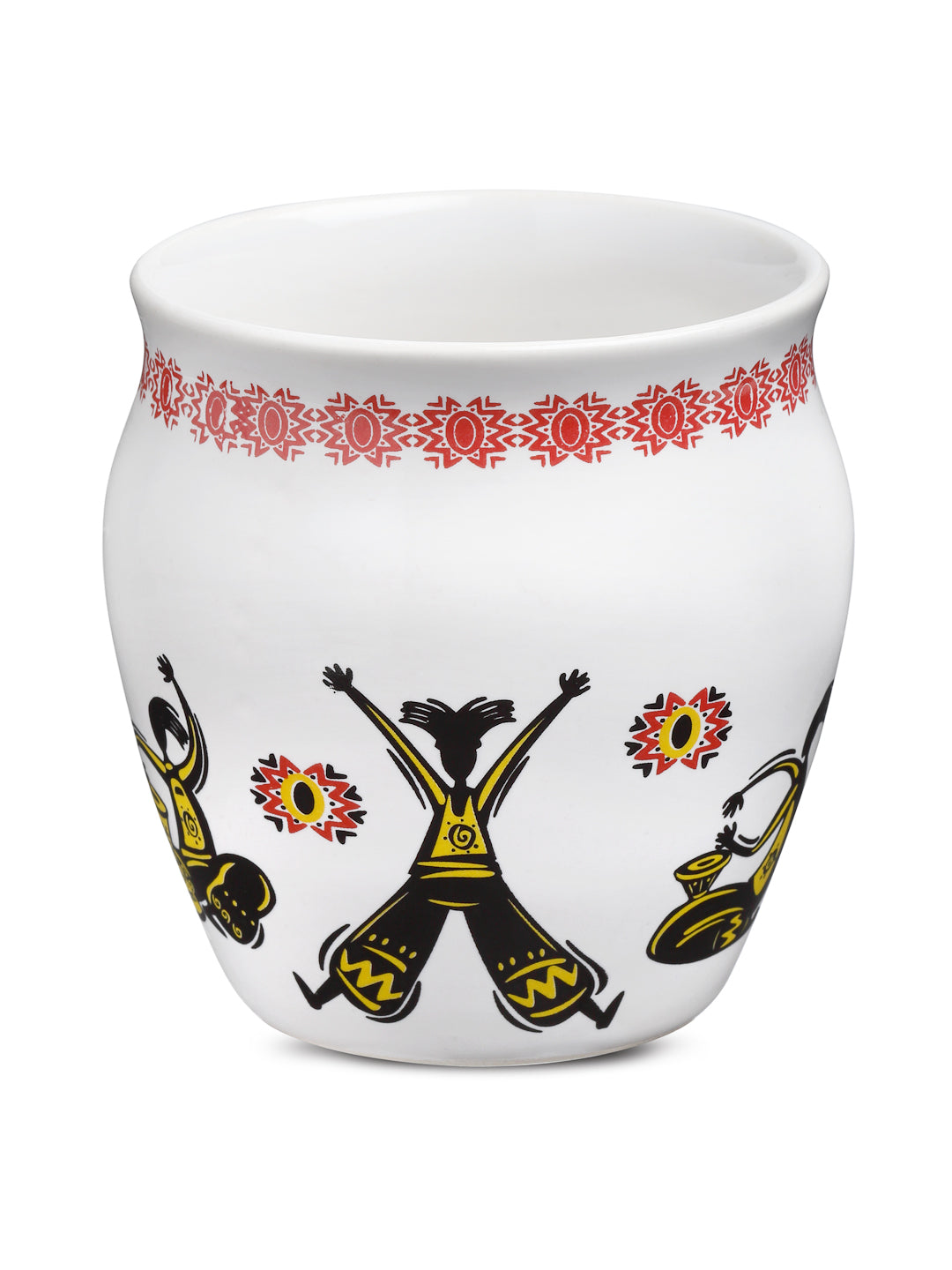 Arrabi Multi Ceramic Indian Kullar set (Set of 6)