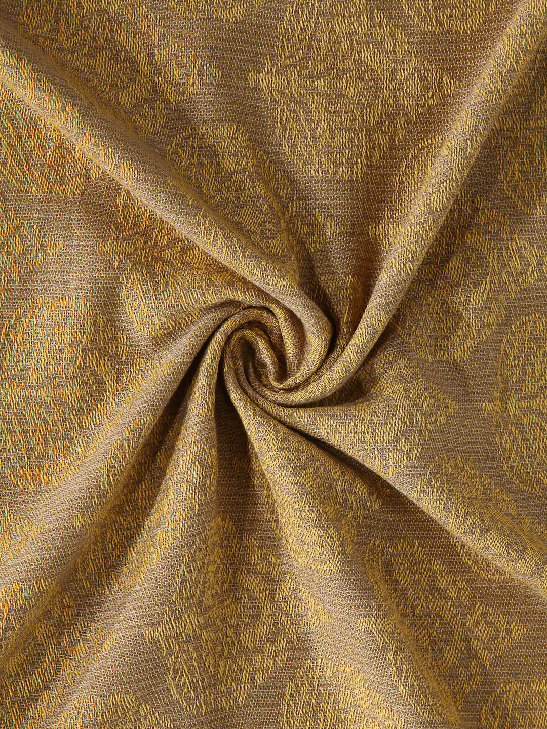 Arrabi Beige Indian Handwoven Cotton Single Size Bedsheet with 1 Pillow Cover (230 x 150 cm)