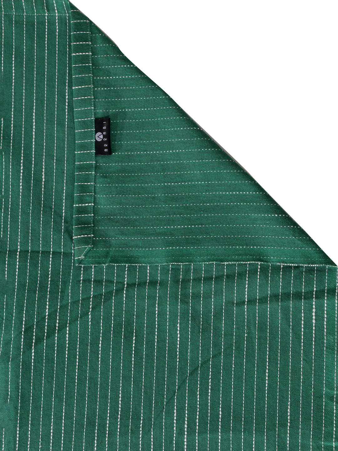 Arrabi Multi Striped 100% Handwoven Cotton 8 SEATER Table Cover (220 x 150 cm)