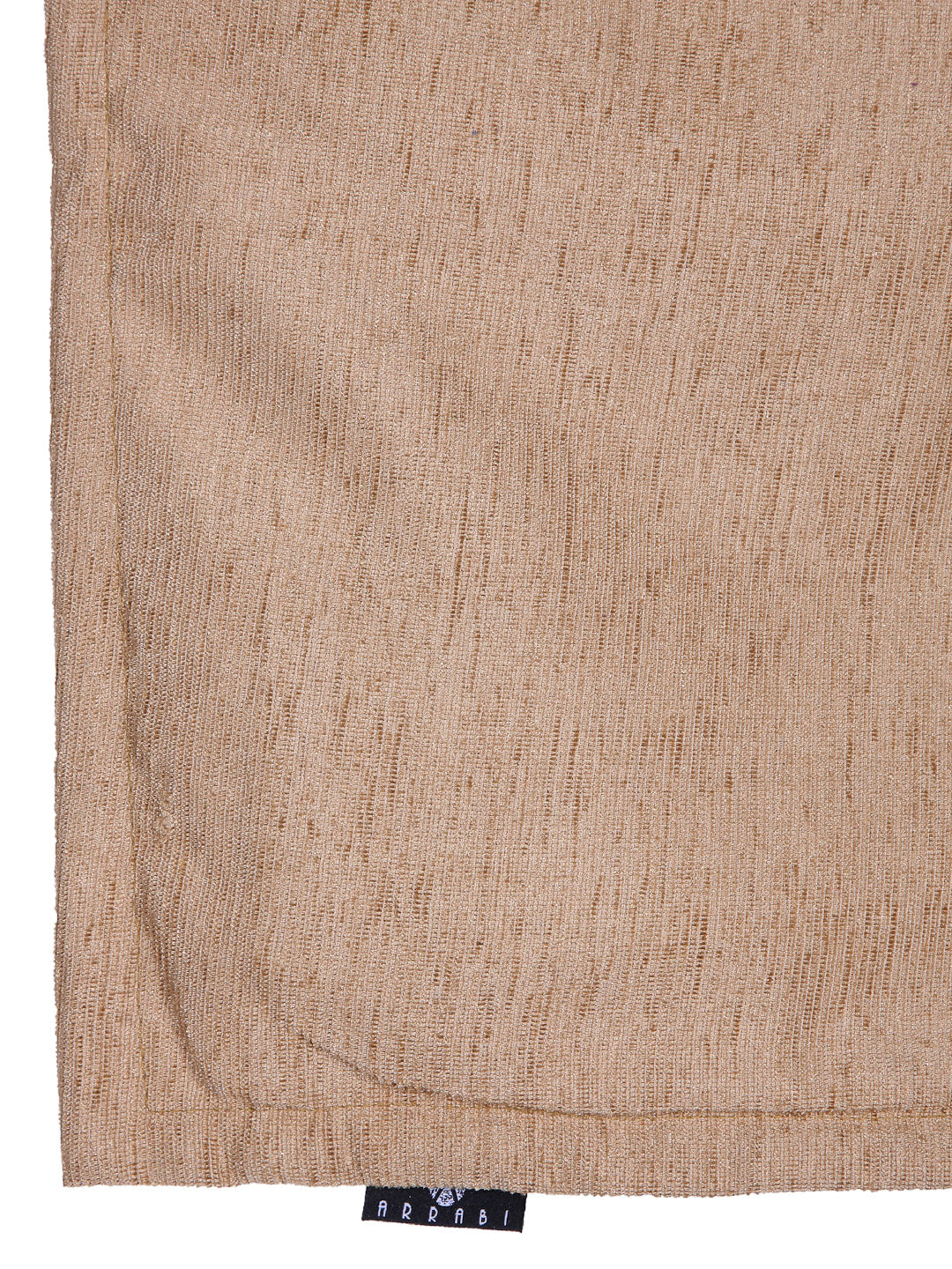 Arrabi Beige Solid Handwoven Cotton Set of 2 Pillow Covers (70 x 45 cm)