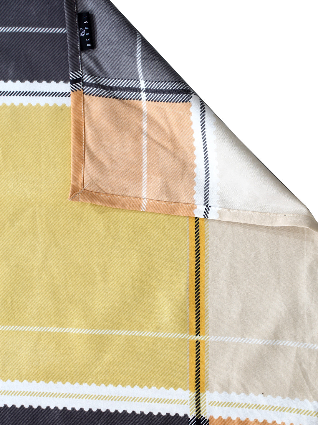 Arrabi Multi Checks Cotton Blend 6 SEATER Table Cover (180 X 130 cm)