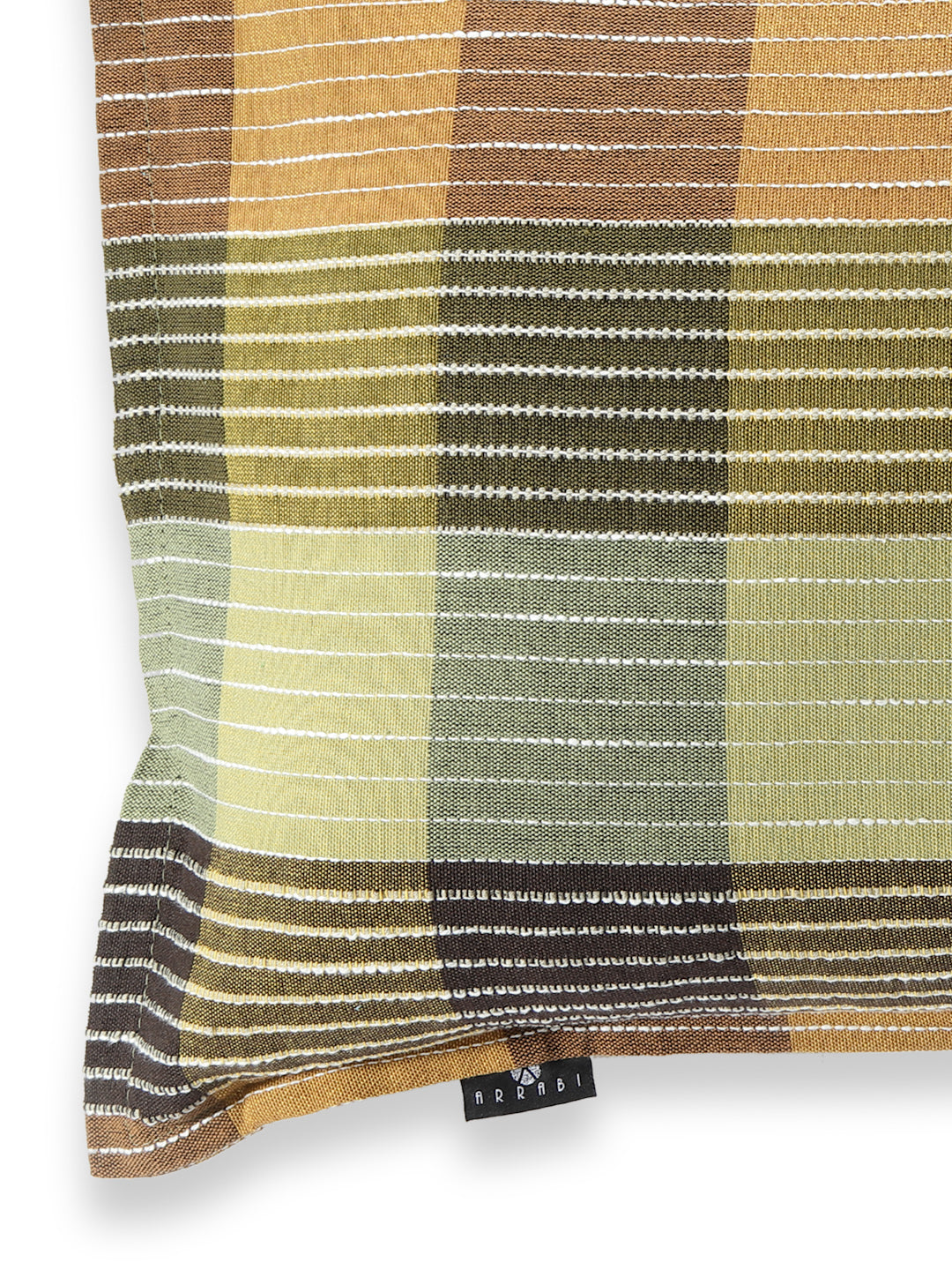 Arrabi Multi Geometric Handwoven Cotton Set of 2 Pillow Covers (70 x 45 cm)