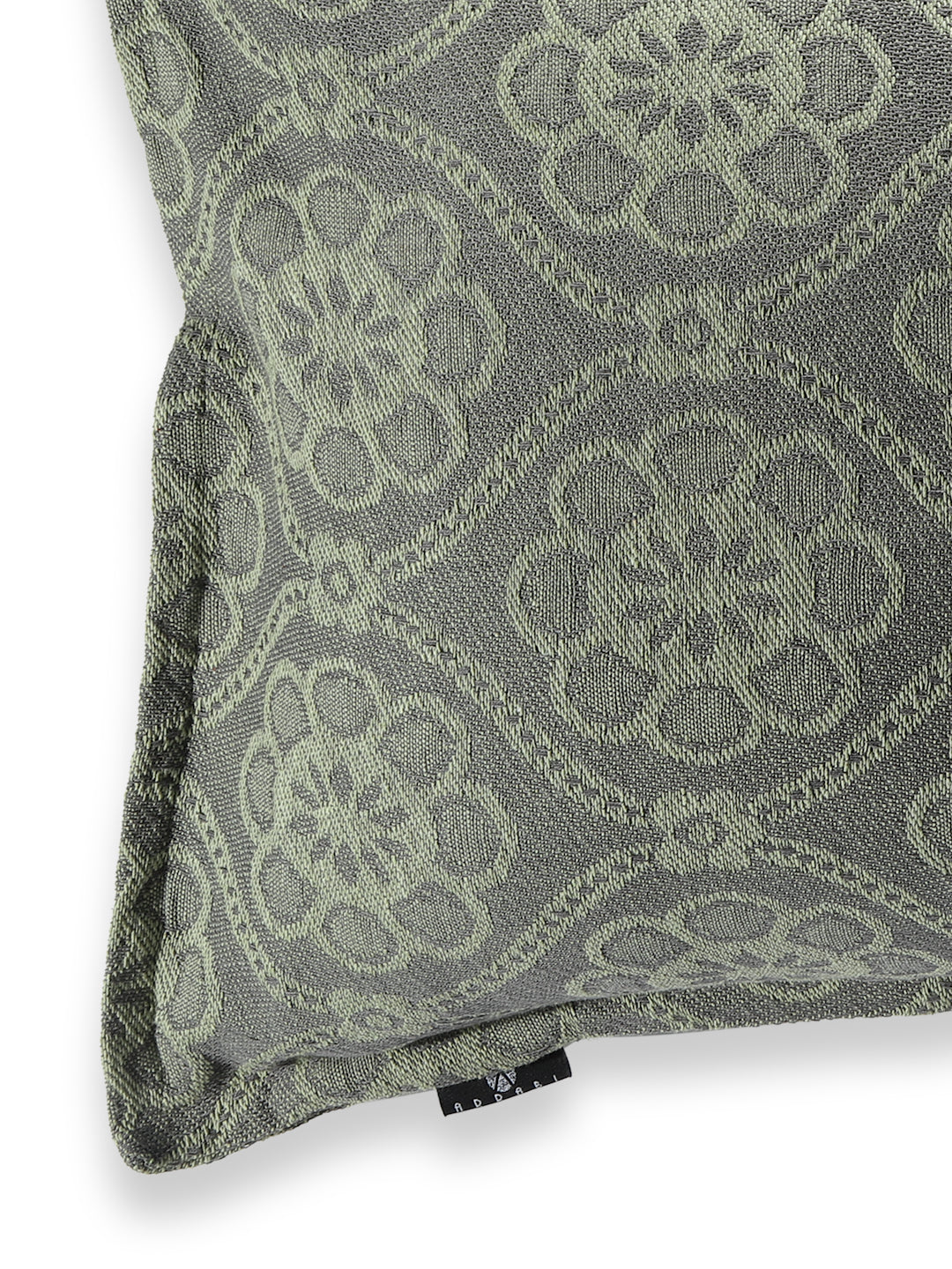 Arrabi Beige Floral Handwoven Cotton Set of 2 Pillow Covers (70 x 45 cm)