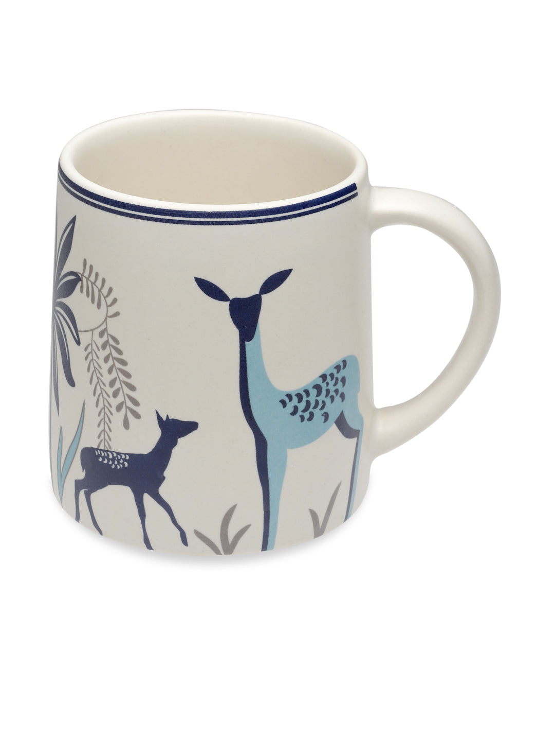 Cartoon Set of 4 Stoneware Mugs (9 X 8 cm)