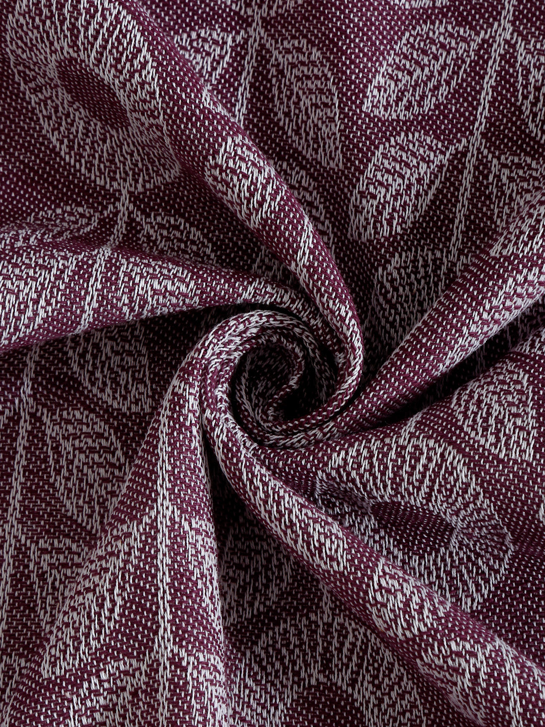 Arrabi Purple Floral 100% Handwoven Cotton Super King Size Bedsheet with 2 Pillow Covers (270 x 260 cm)
