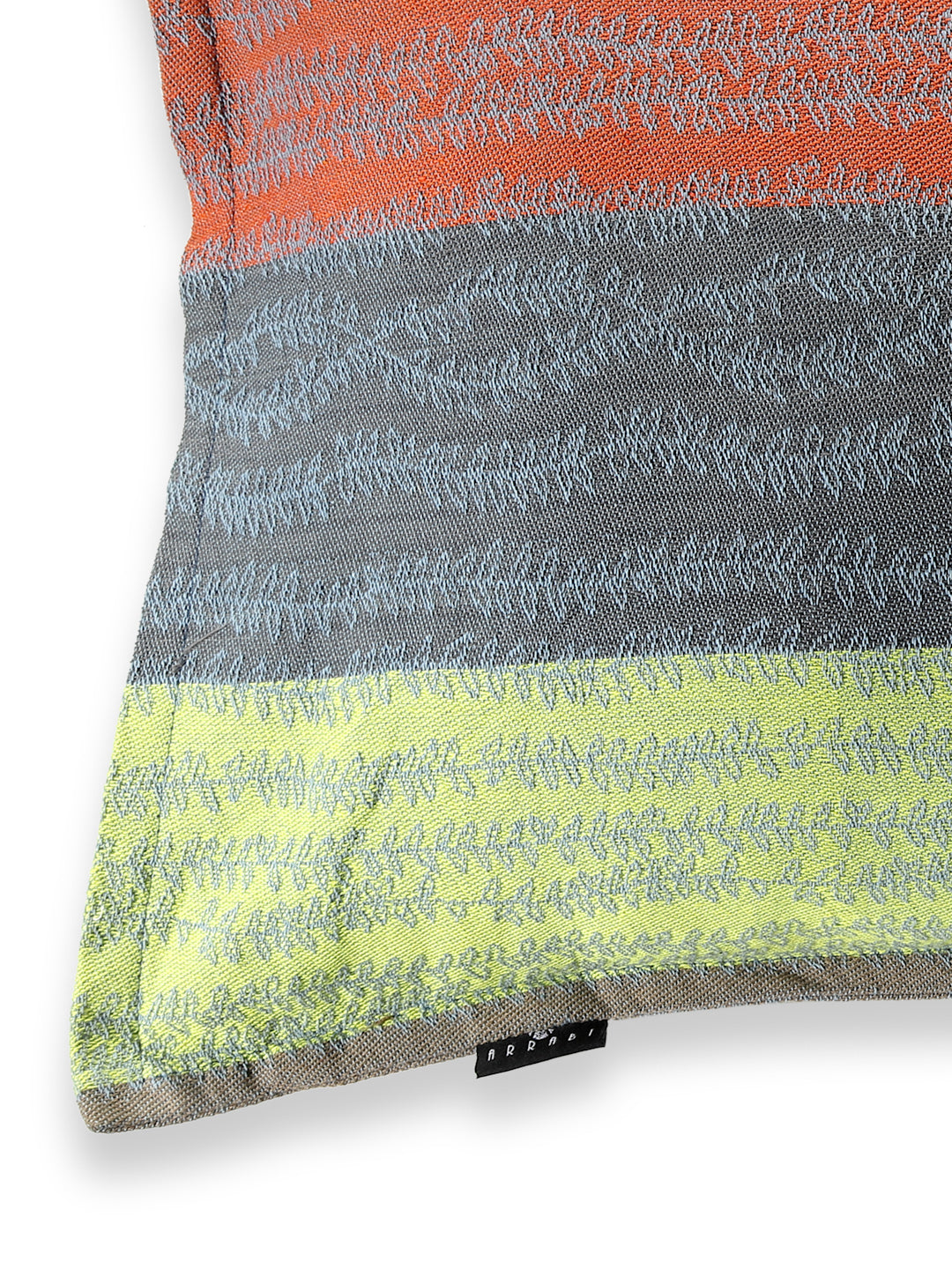 Arrabi Multi Leaf Handwoven Cotton Set of 2 Pillow Covers (70 x 45 cm)