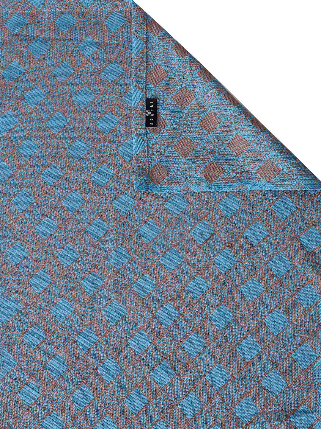 Arrabi Blue Striped 100% Handwoven Cotton 8 SEATER Table Cover (220 x 150 cm)