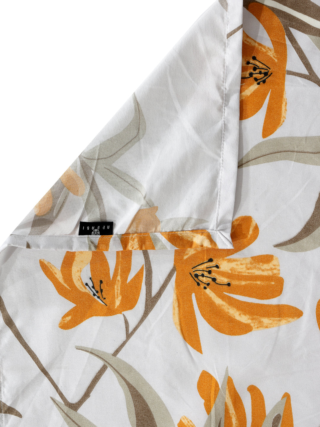 Arrabi Multi Floral TC Cotton Blend Single Size Bedsheet with 1 Pillow Cover (215 x 150 cm)