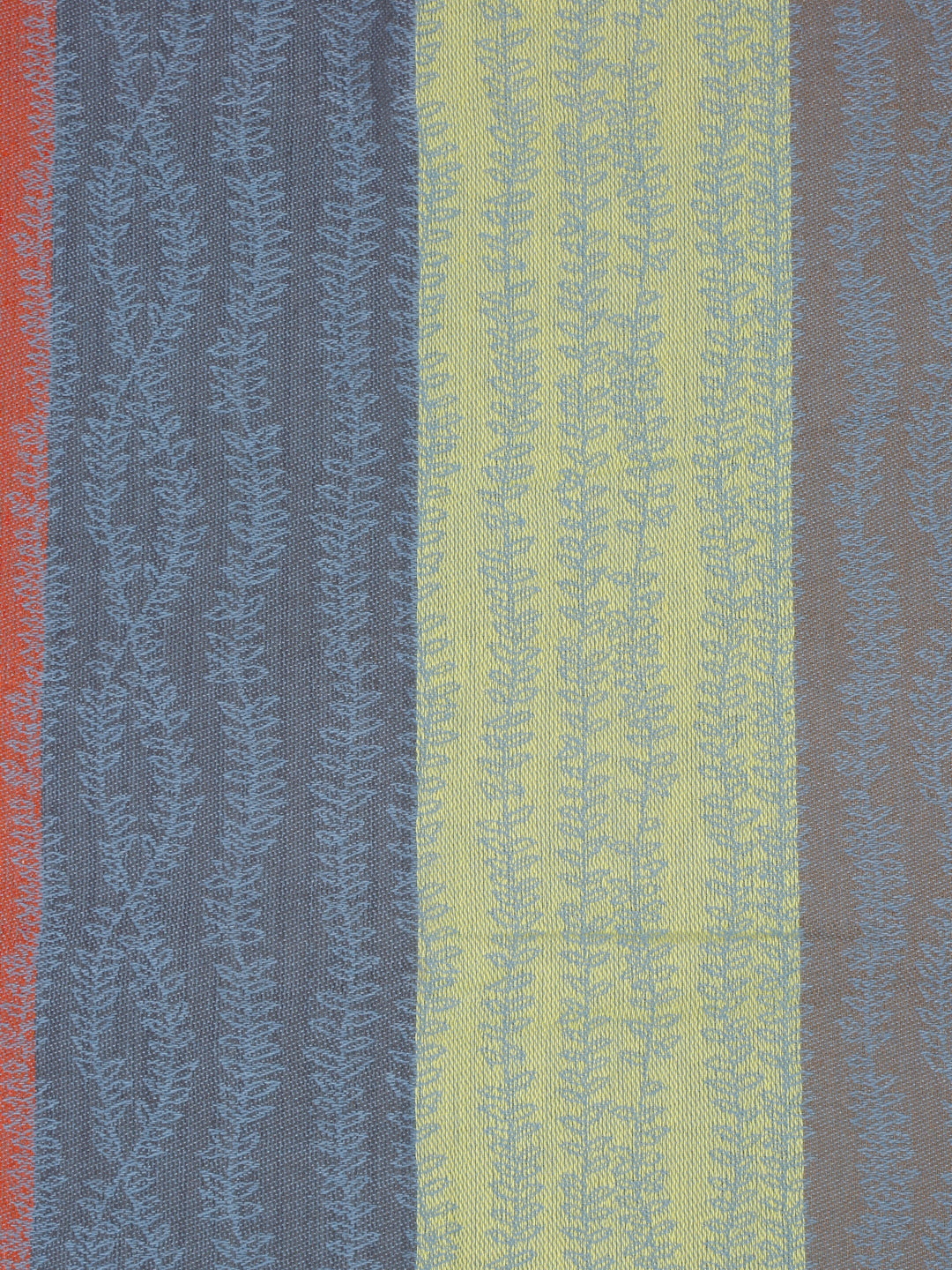 Arrabi Multi Stripes Handwoven Cotton King Size Bedsheet with 2 Pillow Covers (260 x 230 cm)