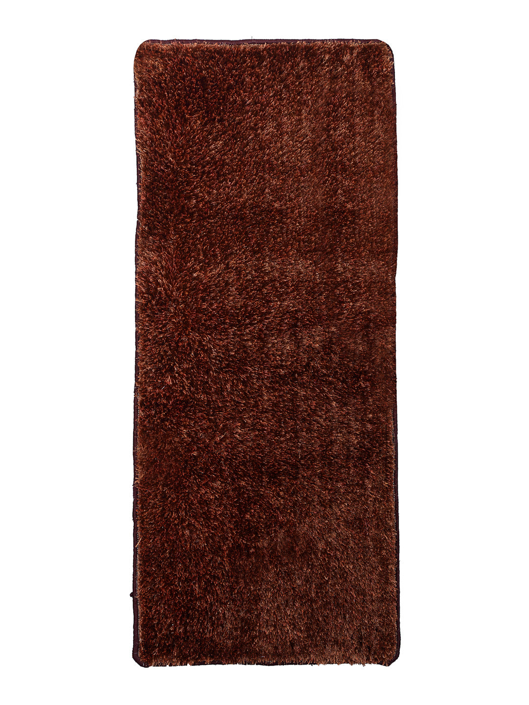 Arrabi Coffee Solid Polyester Full Size Bed Runner (137 X 55 cm)