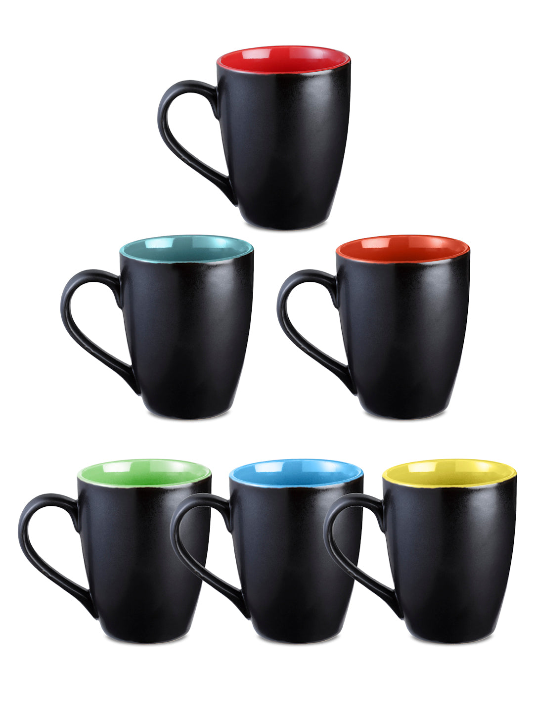 Matte Black Mug Set