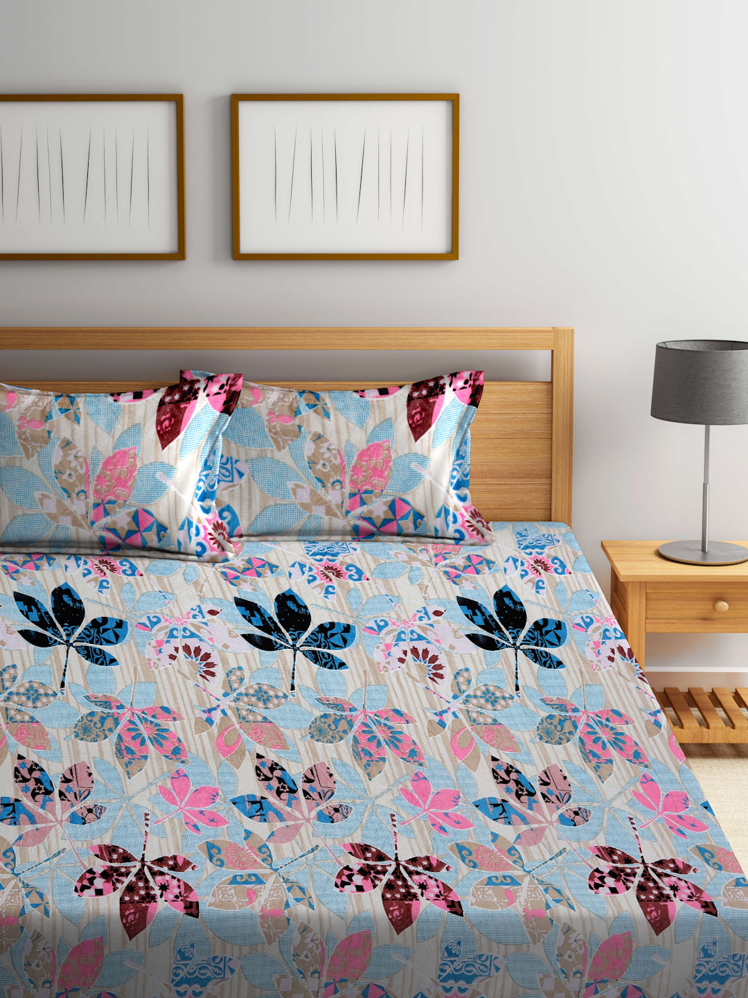 ARRABI® King Size Winter Woolen Bedsheets with 2 Pillow Covers (235 X 215 cm) (New Arrival)