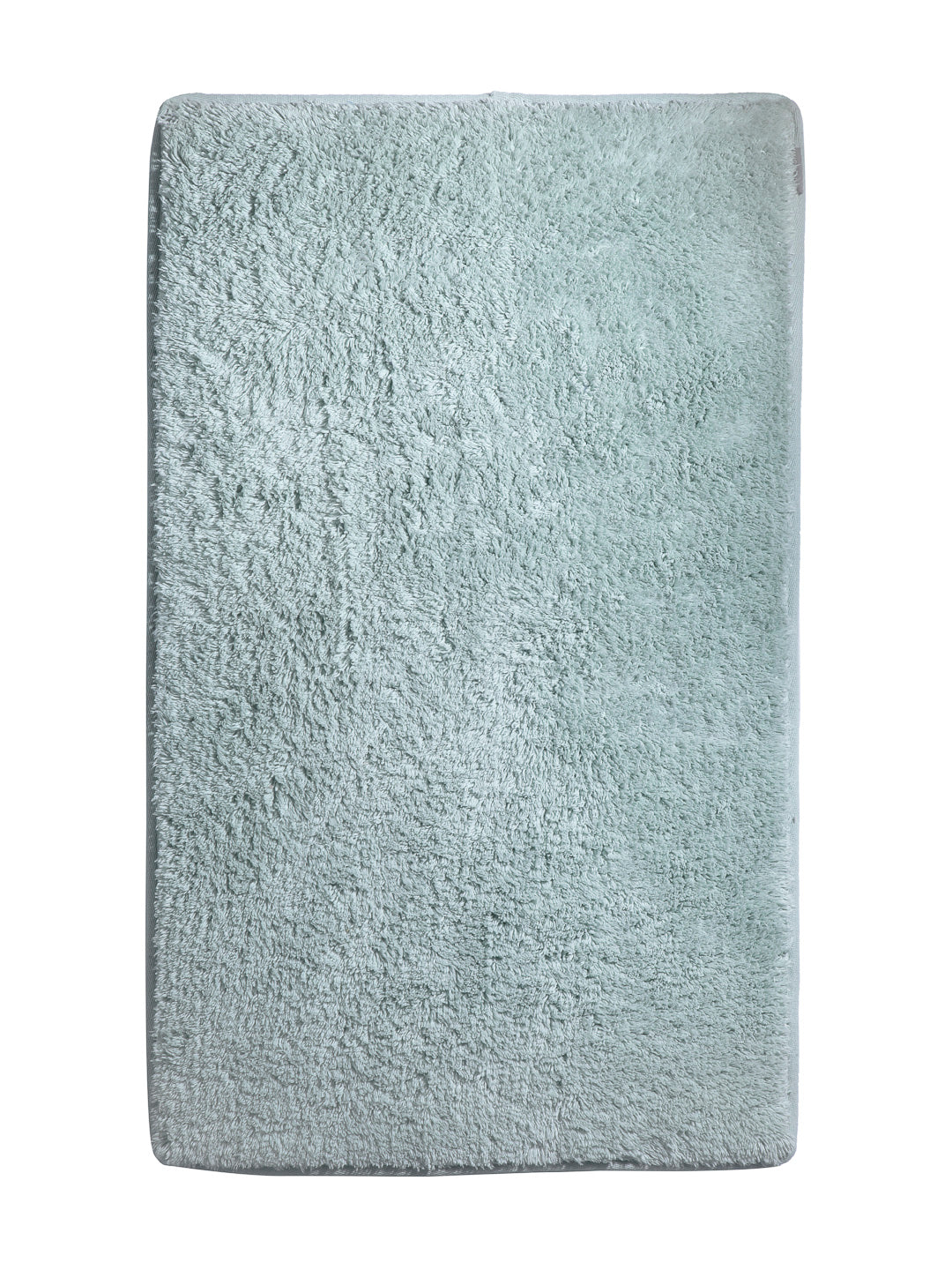 Arrabi Green Solid Polyester Full Size Foam Bath Mat (85 X 50 cm)