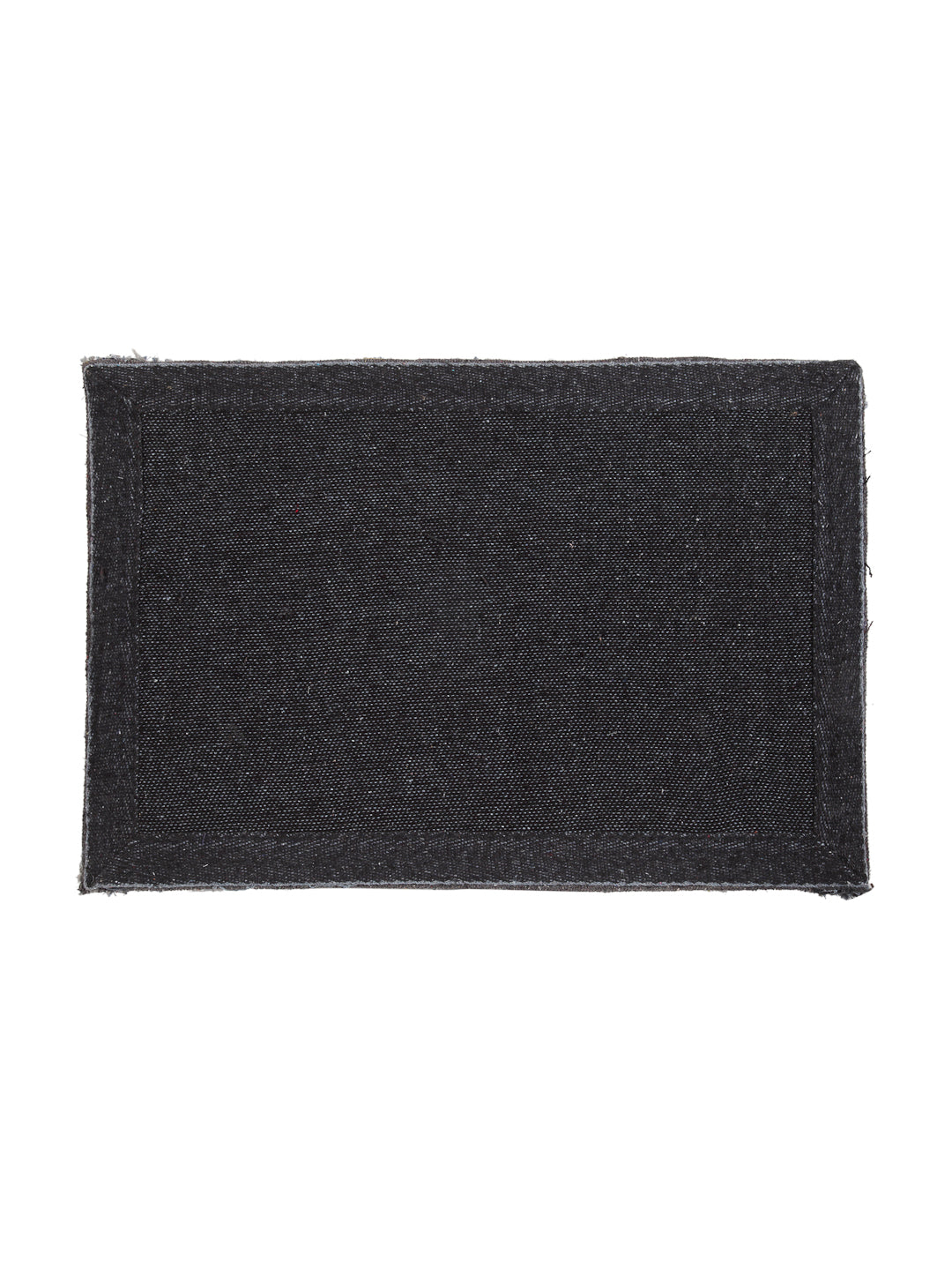 Arrabi Grey Geometric Synthetic Full Size Floor Mat (60 X 40 cm) (Pack of 2)