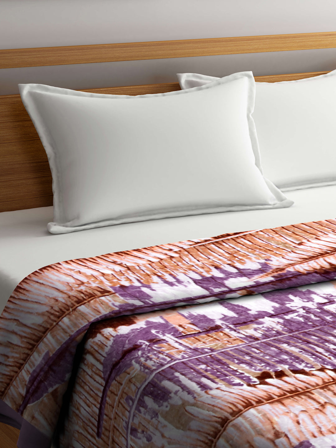 Arrabi Multi Abstract Wool Blend 950 GSM Full Size Double Bed Blanket (230 X 200 cm)