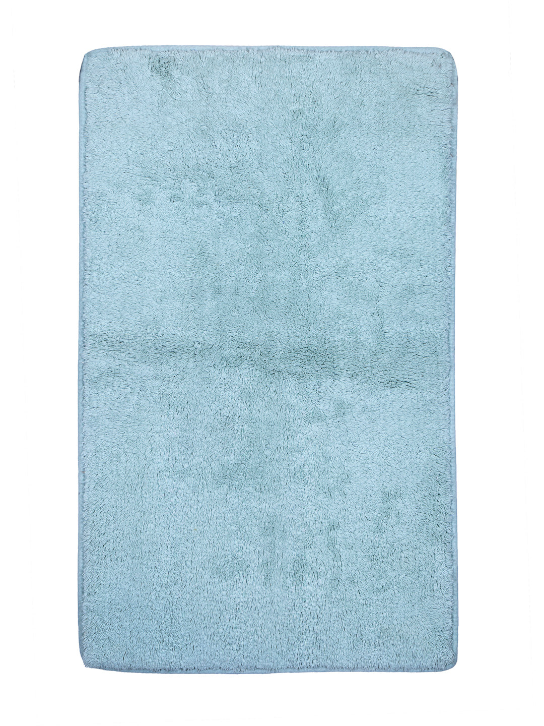 Arrabi Green Solid Polyester Full Size Foam Bath Mat (85 X 50 cm)