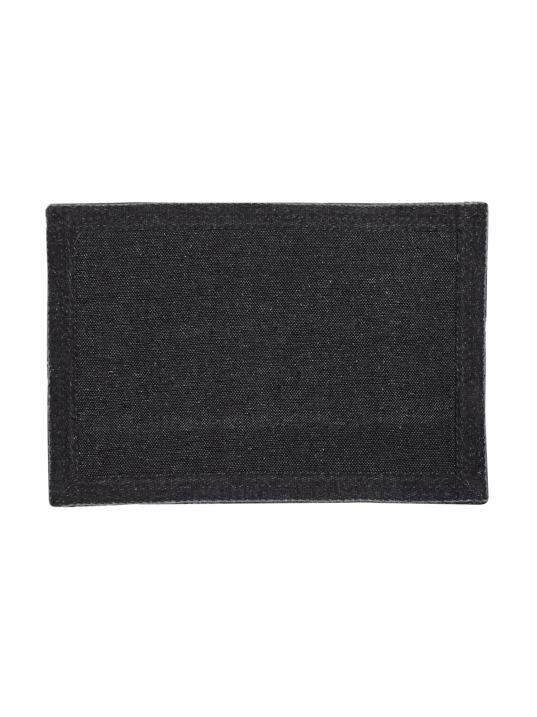 Arrabi Grey Geometric Synthetic Full Size Floor Mat (60 X 40 cm) (Pack of 2)