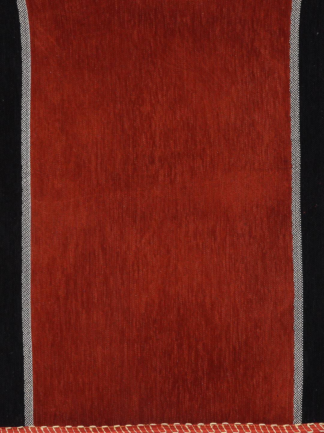 Arrabi Brown Floral TC Cotton Blend Double 5 Seater Sofa Covers (165 X 65 cm)