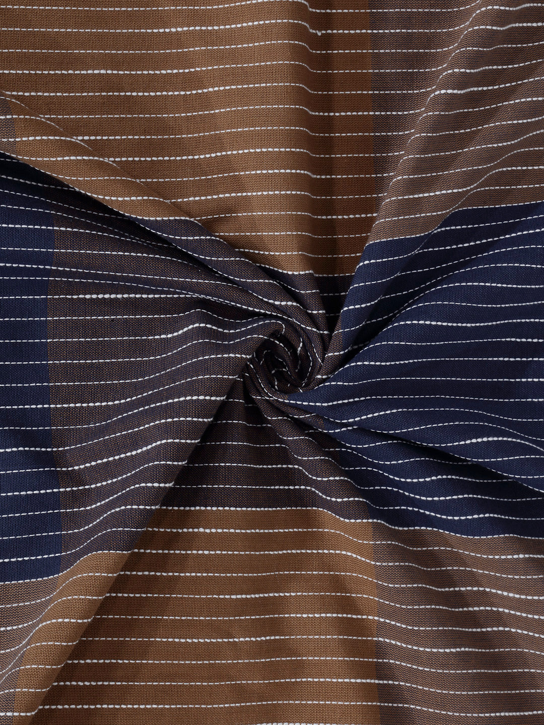 Arrabi Multi Checks Handwoven Cotton Super King Size Bedsheet with 2 Pillow Covers (270 X 260 cm)