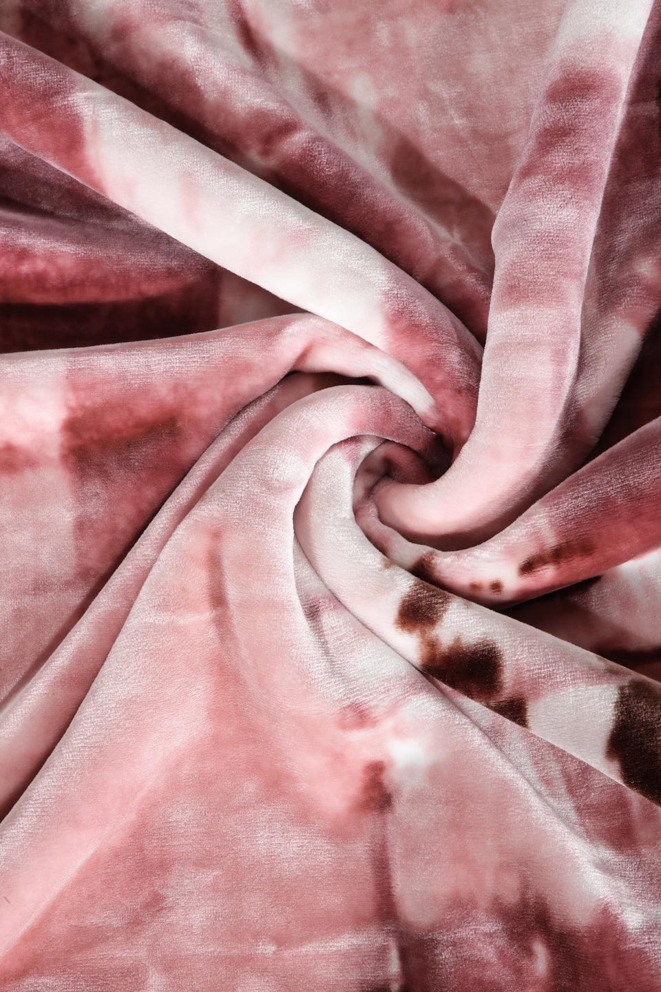 Arrabi Pink Abstract Wool Blend 950 GSM Full Size Double Bed Blanket (230 X 200 cm)