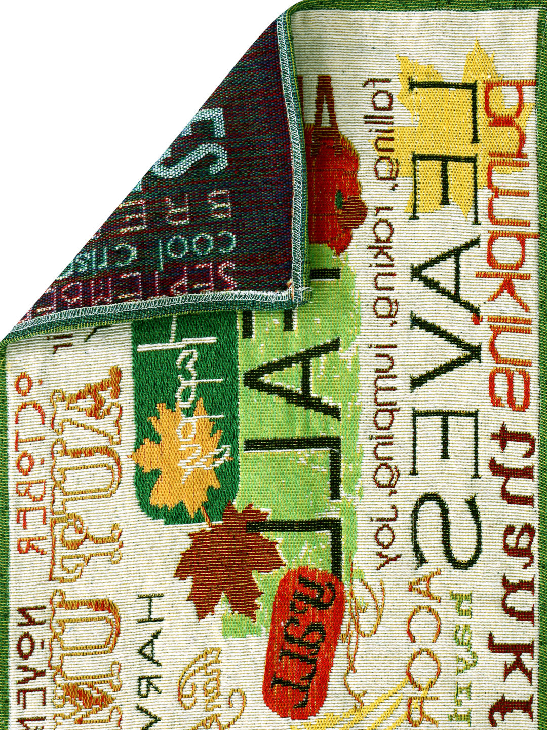 Arrabi Multi Graphic Blended Cotton 4 SEATER Table Runner (130 x 33 cm)