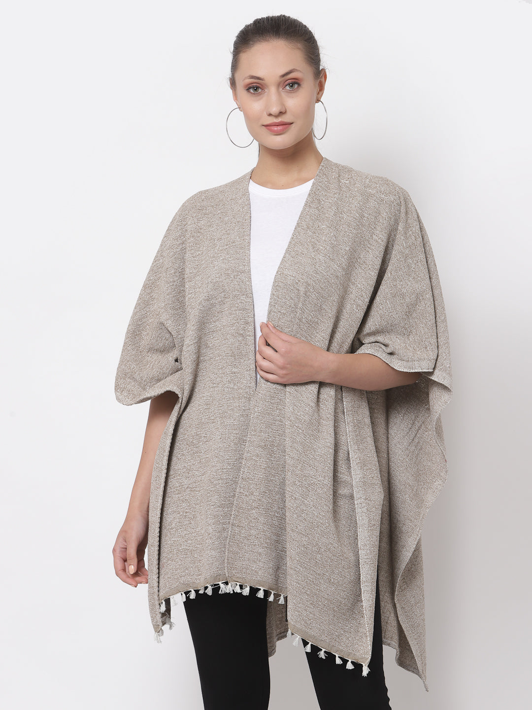 Arrabi Multi Solid Cotton Chenille Full Size 2 Shrug (Pack of 2) (160 x 100 cm)