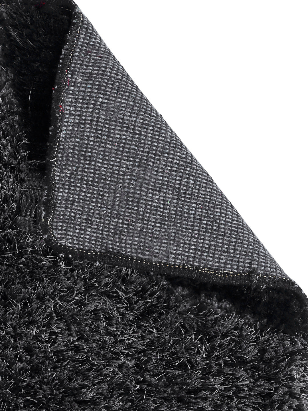 Arrabi Black Solid Polyester Full Size Bed Runner (137 X 55 cm)