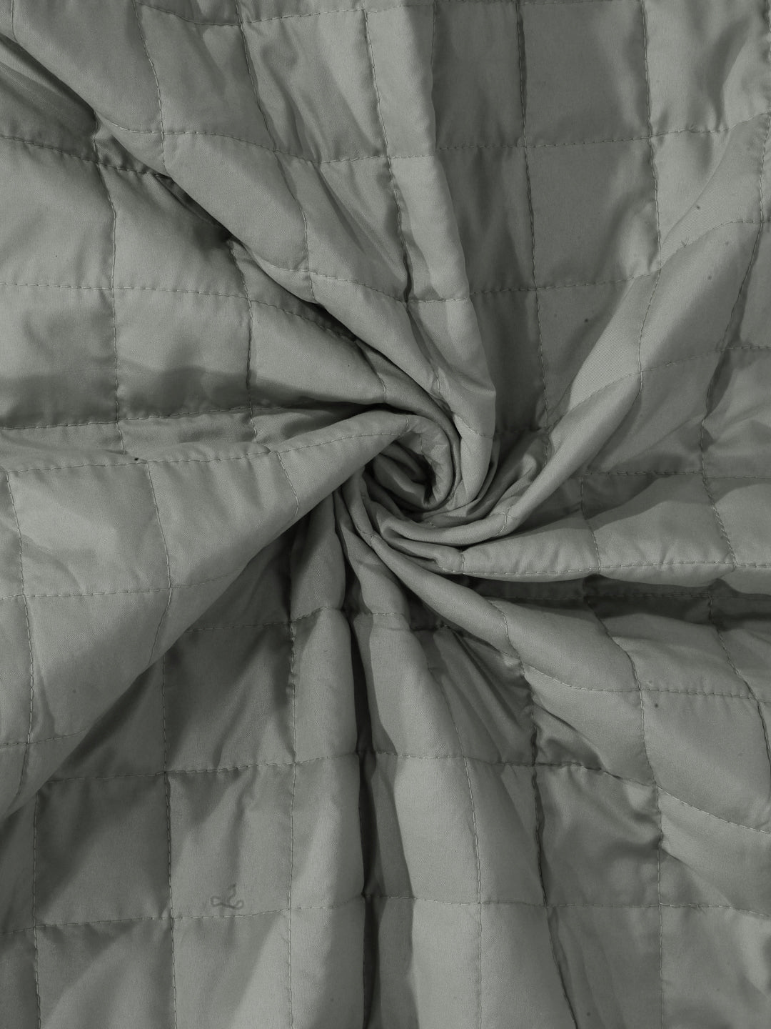 Arrabi Grey Solid TC Cotton Blend 210 GSM Double Bed Size Mattress Protector (250 X 230 cm)