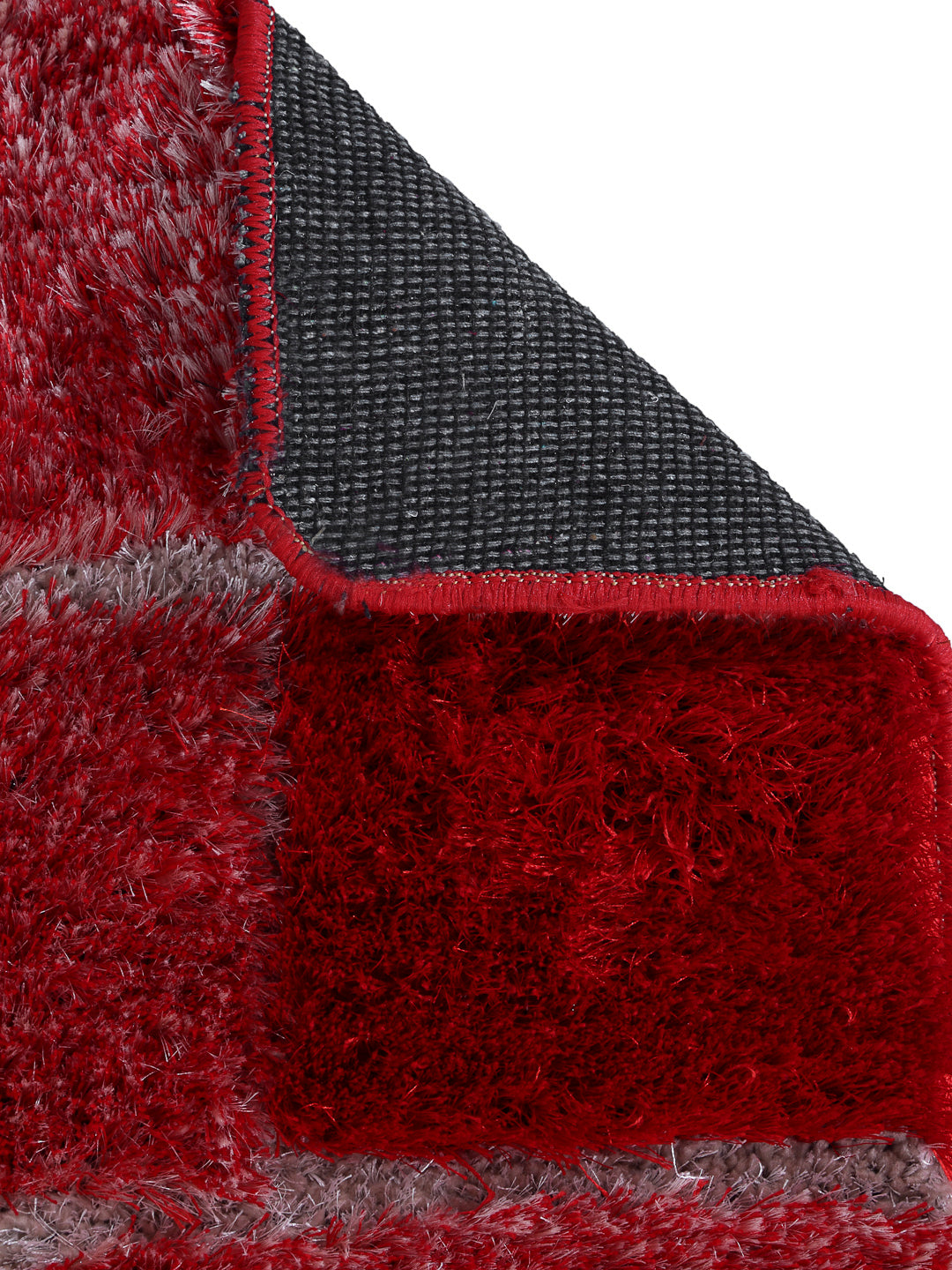 Arrabi Red Solid Polyester Full Size Bed Runner (137 X 55 cm)
