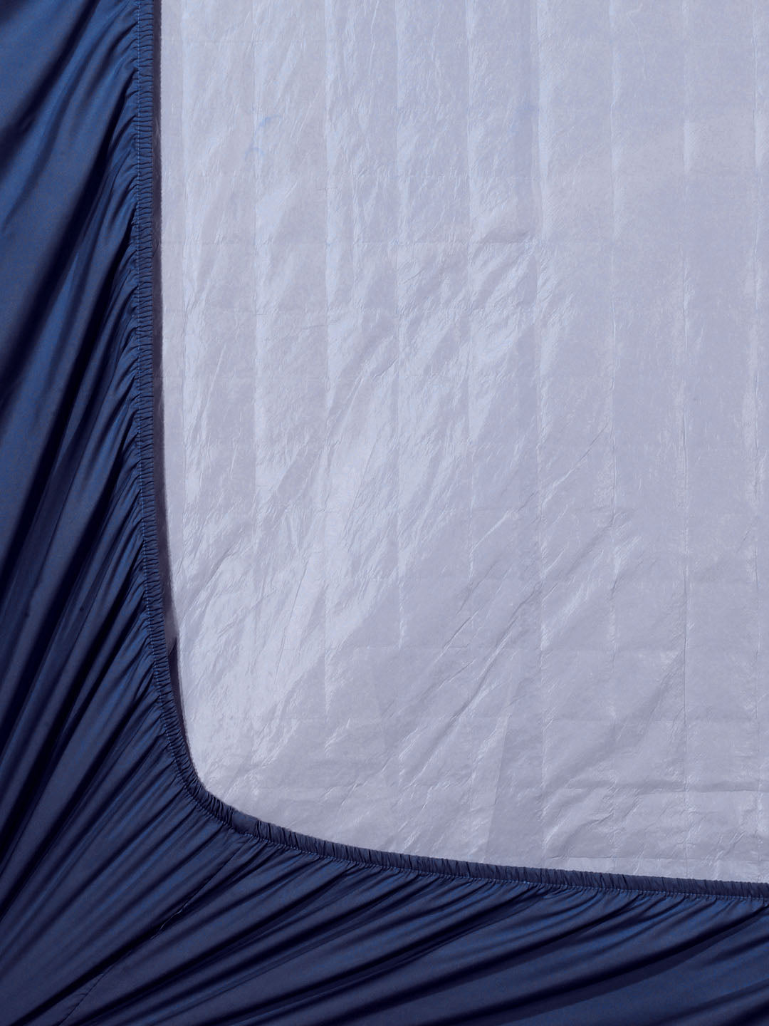 Arrabi Blue Solid TC Cotton Blend 210 GSM Double Bed Size Mattress Protector (250 X 230 cm)