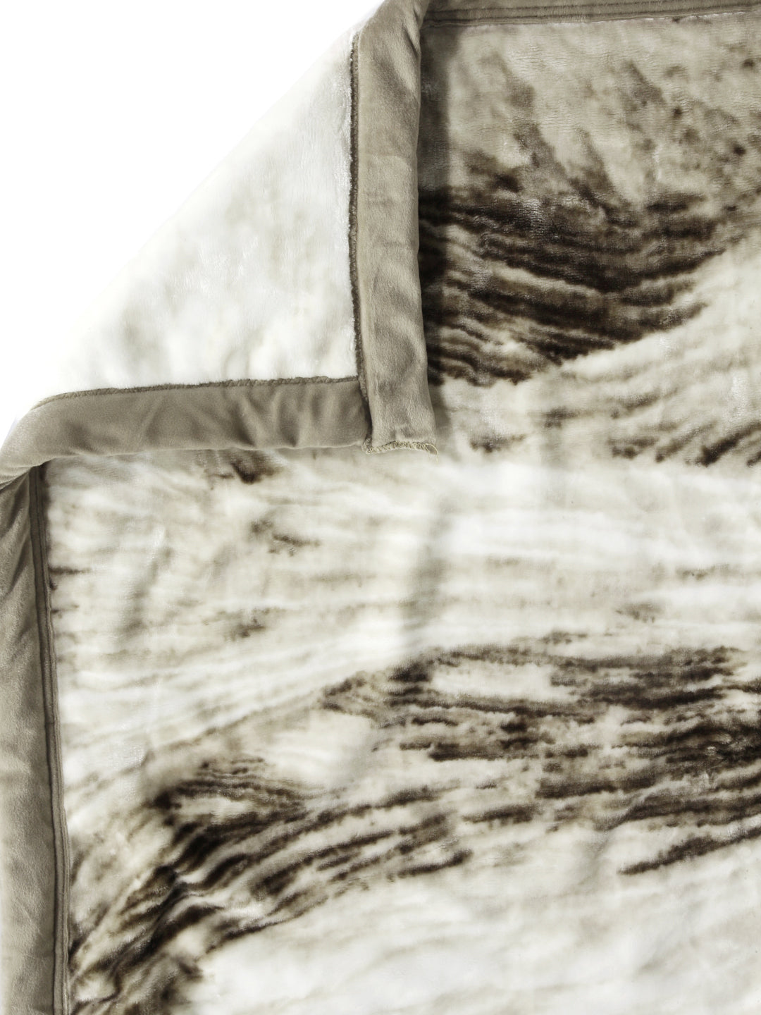 Arrabi Multi Abstract Wool Blend 900 GSM Full Size Double Bed Blanket (240 X 210 cm)
