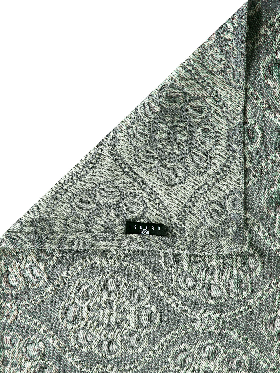 Arrabi Grey Indian Handwoven Cotton King Size Bedsheet with 2 Pillow Covers (260 X 230 cm)