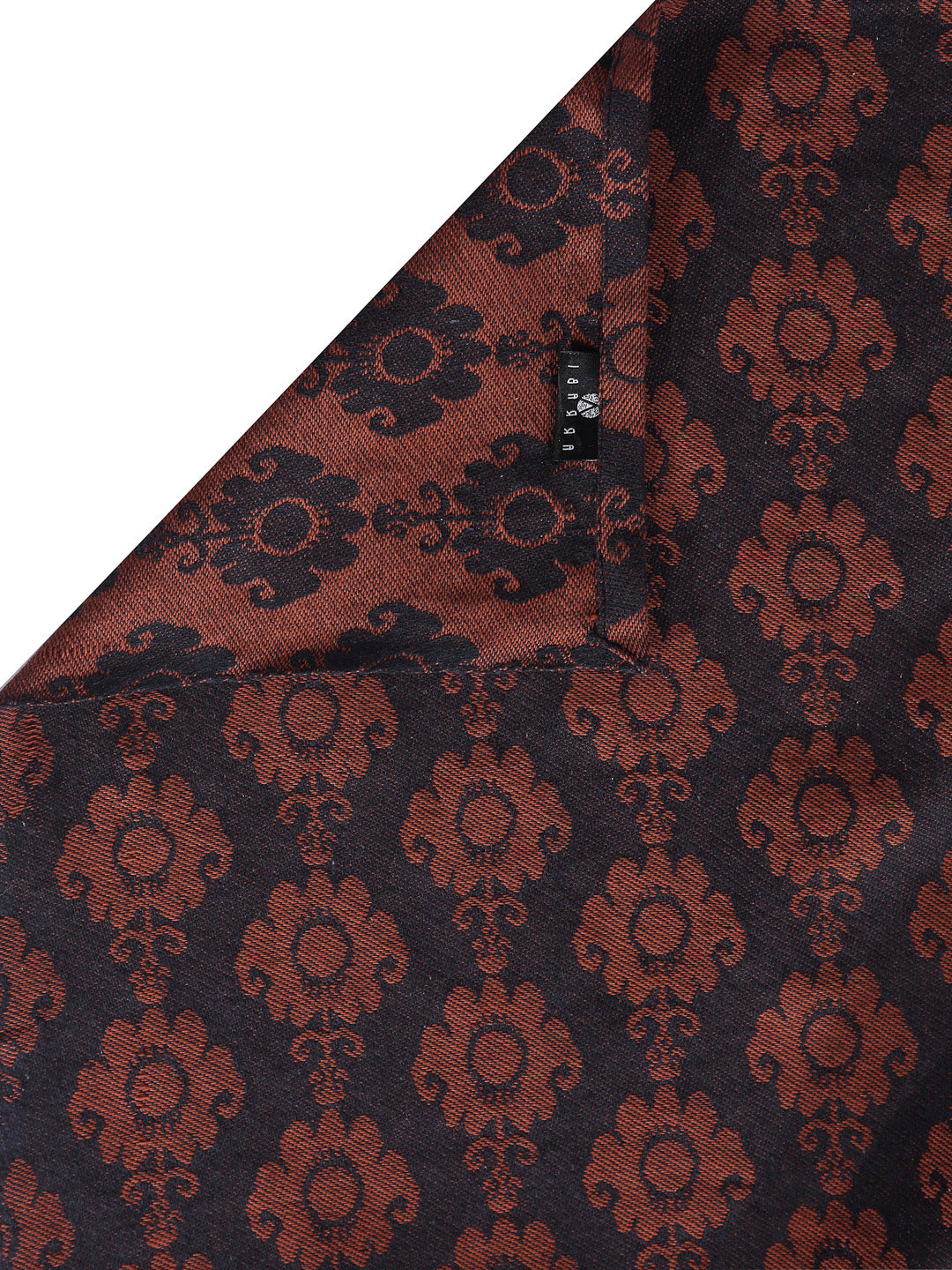 Arrabi Brown Indian Handwoven Cotton King Size Bedsheet with 2 Pillow Covers (260 X 230 cm)