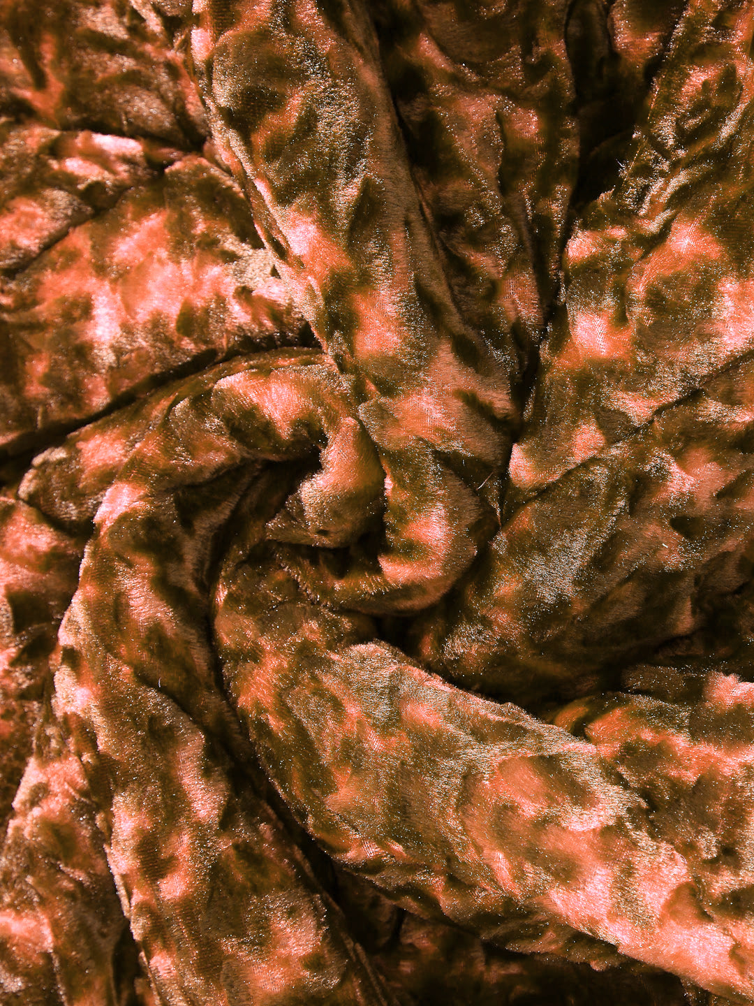 Arrabi Brown Floral Polyester King Size 950 GSM Double Quilt (240 X 210 cm)