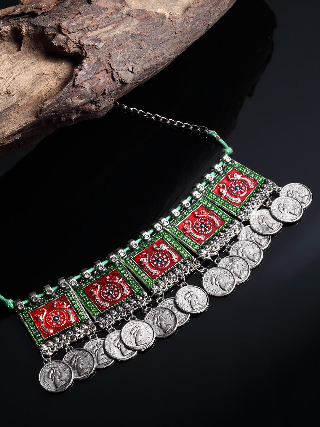 Arrabi Multi Oxidised Necklace (30 cm)