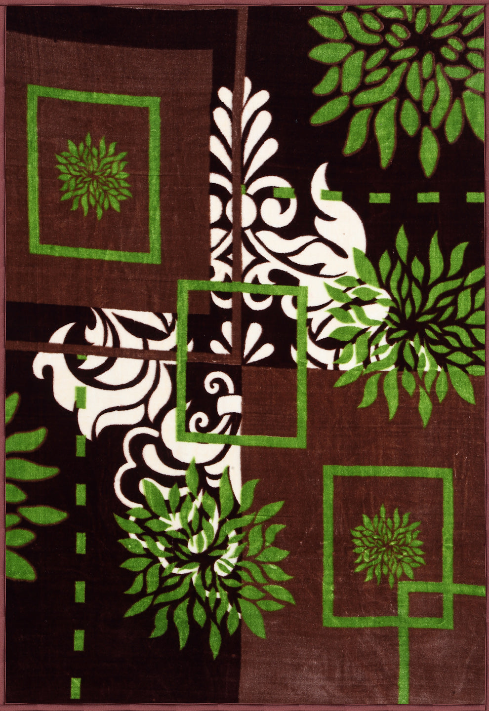 Arrabi Multi Floral Polyester 950 GSM Full Size Single Bed Blanket (215 X 150 cm)