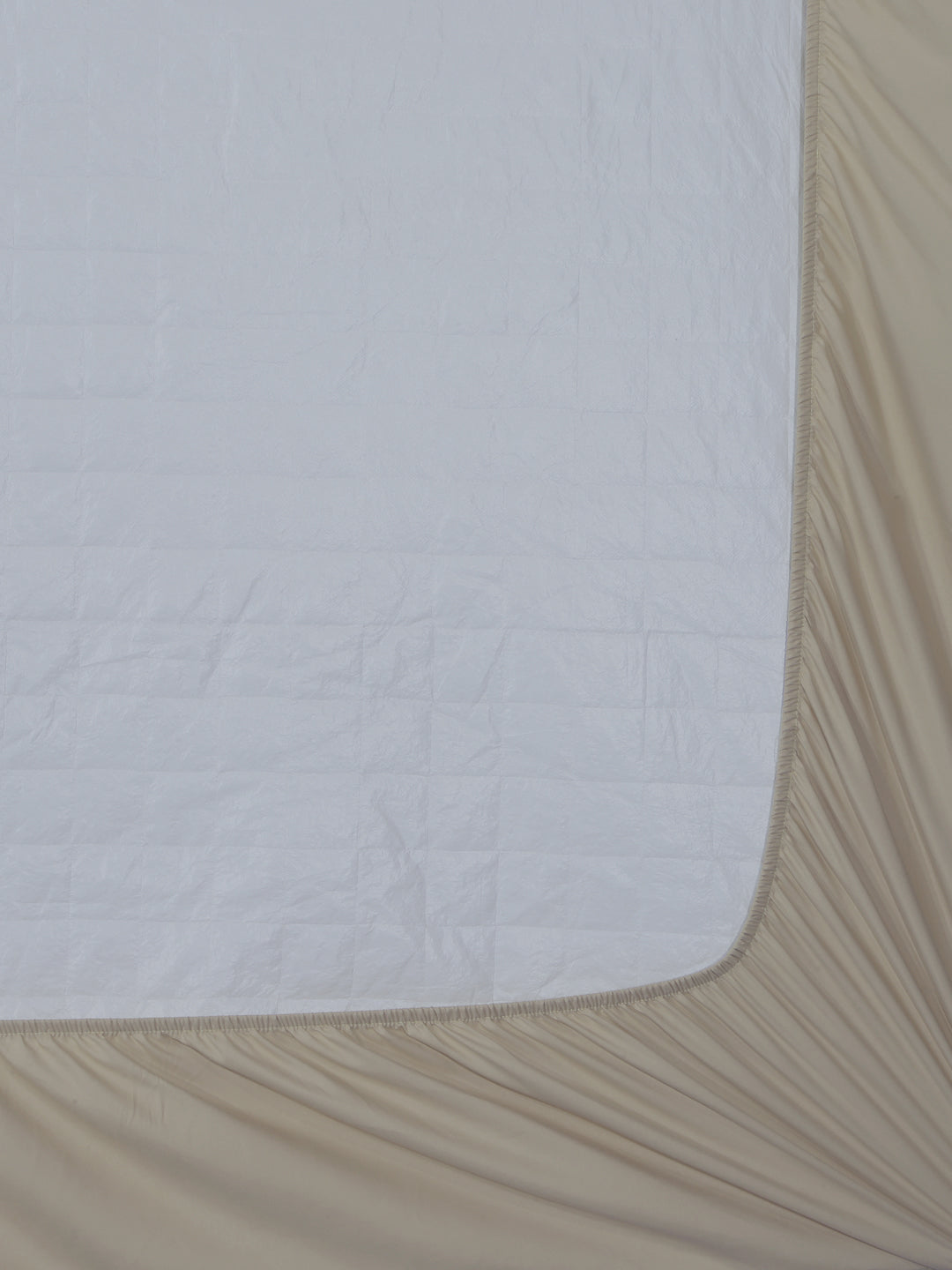 Arrabi Brown Solid TC Cotton Blend 210 GSM Double Bed Size Mattress Protector (250 X 230 cm)