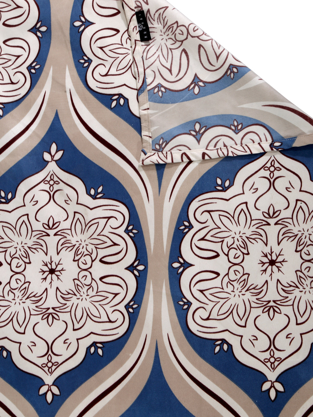 Arrabi Beige Indian TC Cotton Blend King Size Bedsheet with 2 Pillow Covers (250 X 215 cm)