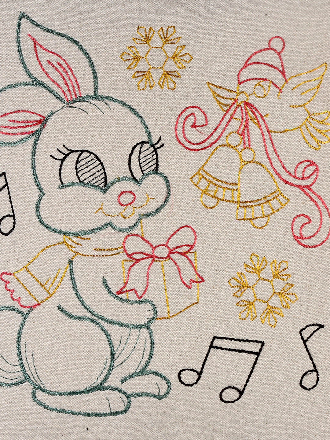 Arrabi Multi Cartoon Handwoven Cotton Cushion Covers (Pack of 5) (40 x 40 cm)