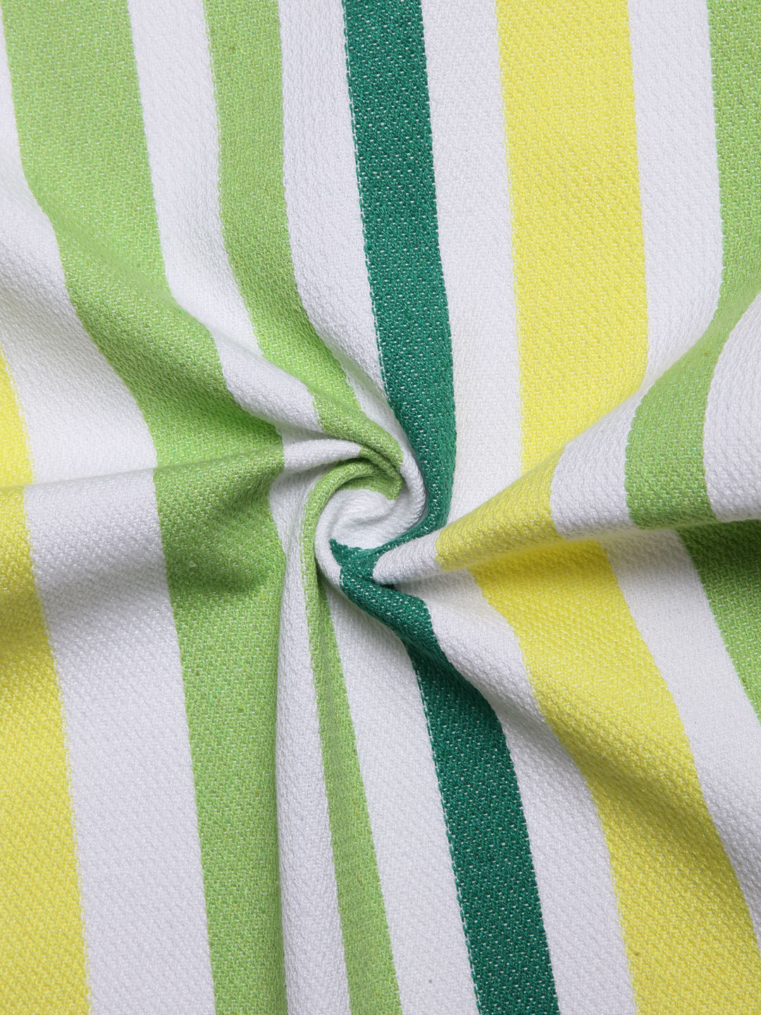 Arrabi Multi Stripes Handwoven Cotton Hand Towel (Set of 5) (85 X 35 cm)