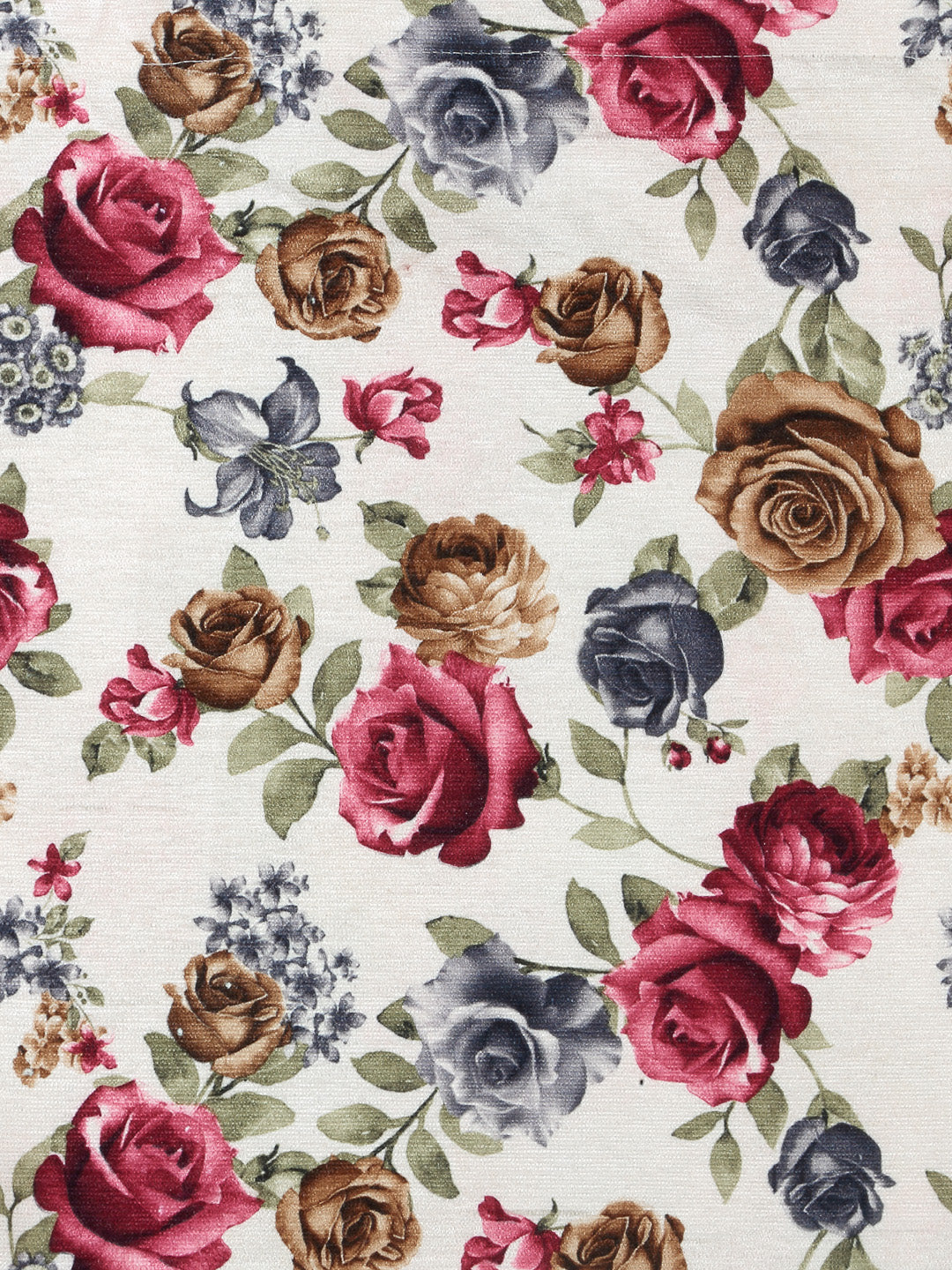 Arrabi Pink Floral TC Cotton Blend Cushion Covers (Pack of 5) (40 x 40 cm)