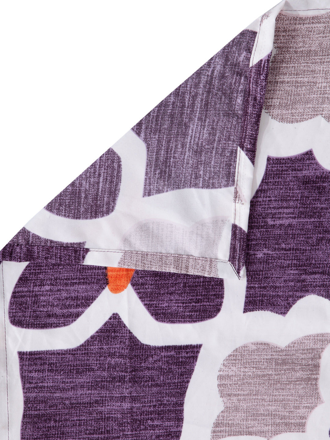 Arrabi Multi Indian TC Cotton Blend Double Size Bedsheet with 2 Pillow Cover