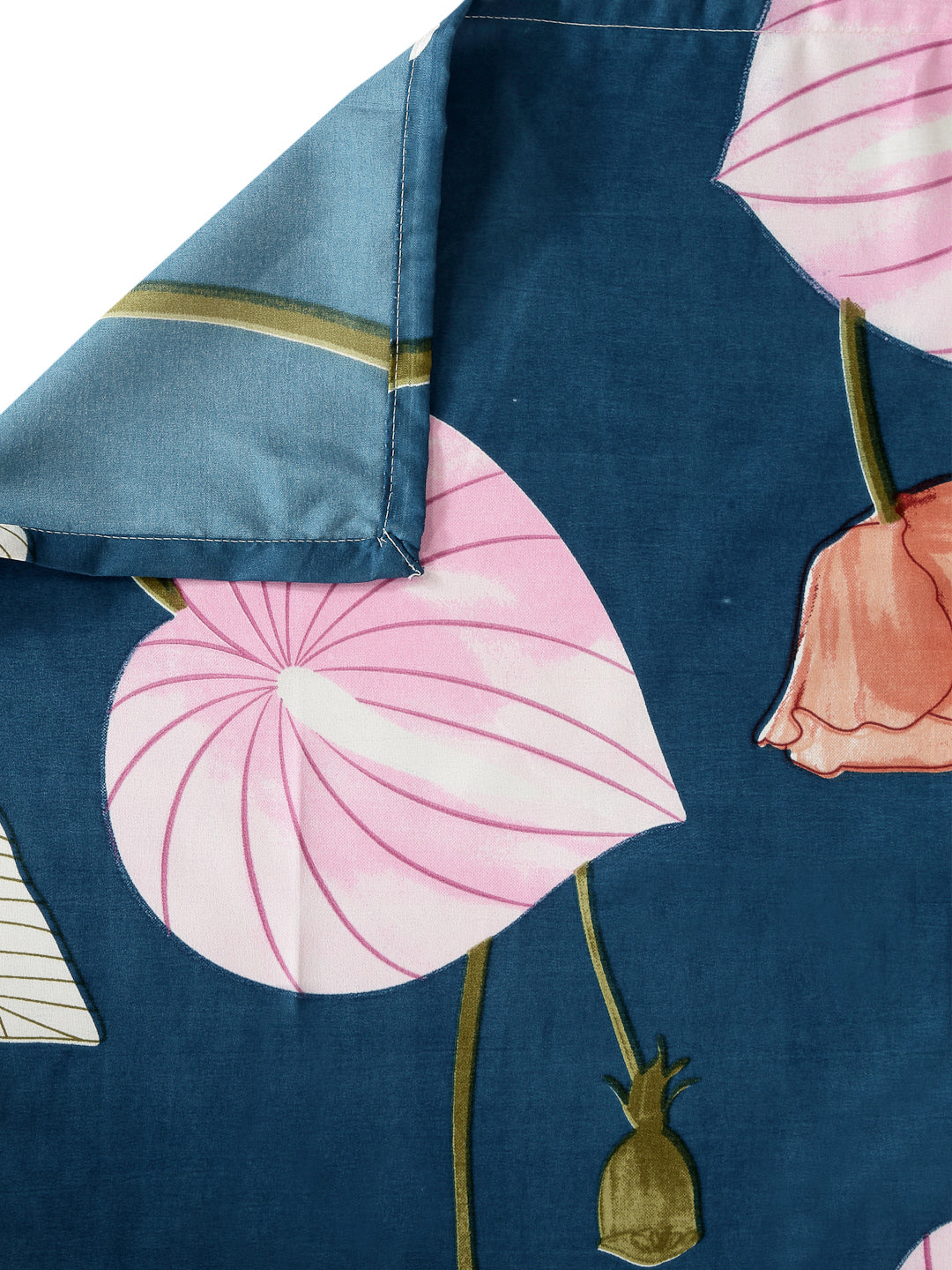 Arrabi Pink Floral TC Polycotton 6 Seater Table Cover (180 x 130 cm)