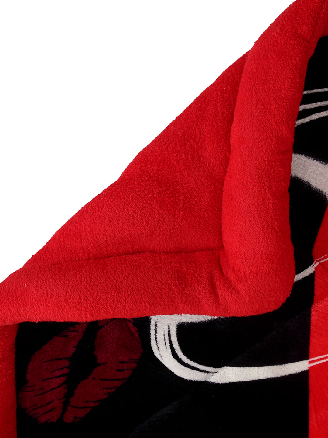 Arrabi Red Floral Polyester King Size 950 GSM Double Quilt (230 X 220 cm)