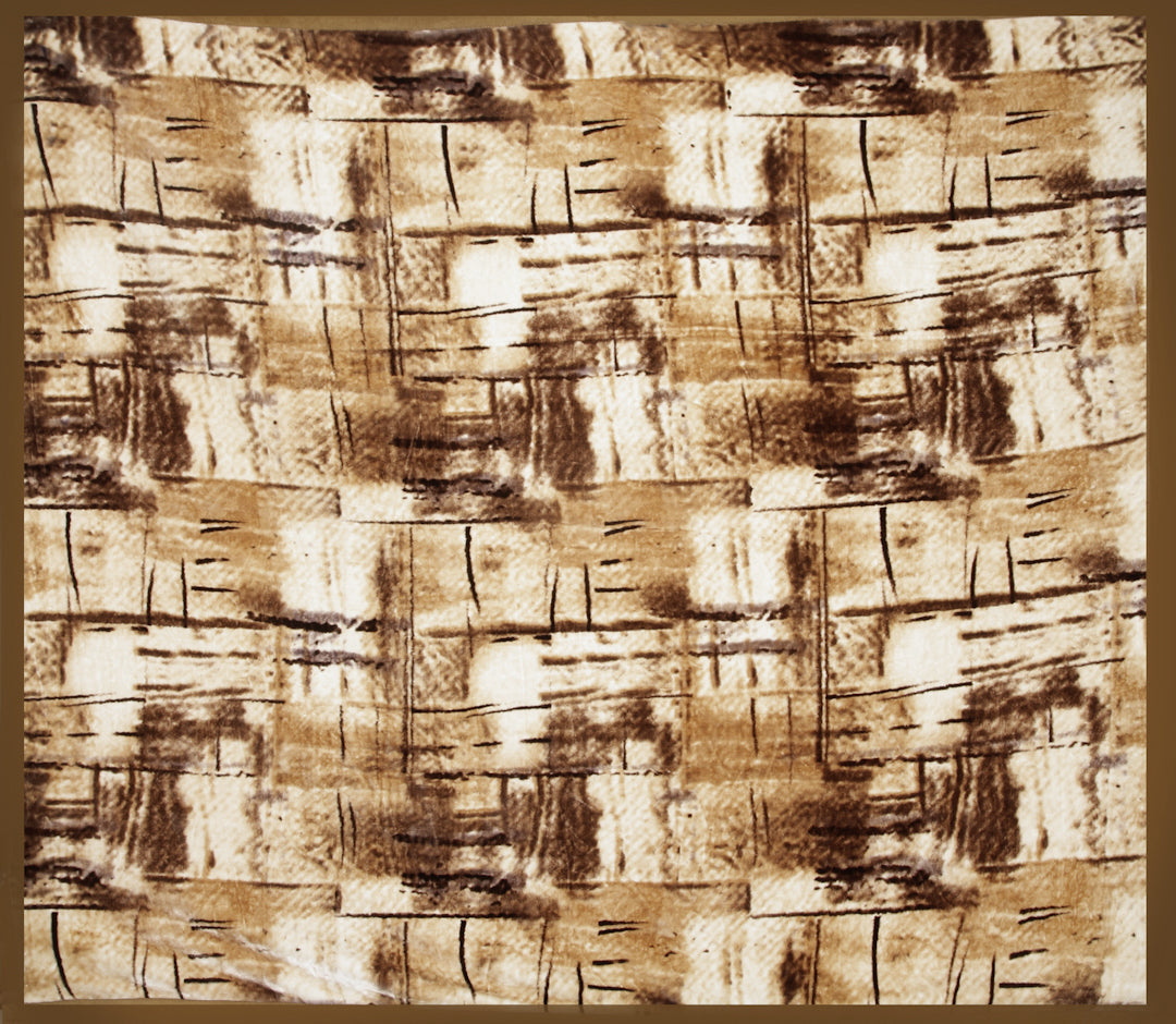 Arrabi Multi Abstract Wool Blend 950 GSM Full Size Double Bed Blanket (220 X 200 cm)