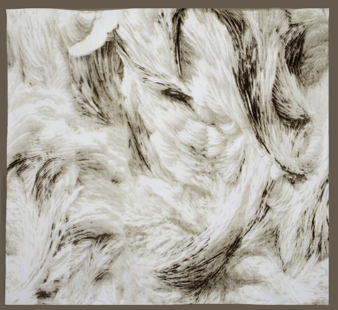 Arrabi Multi Abstract Wool Blend 900 GSM Full Size Double Bed Blanket (240 X 210 cm)