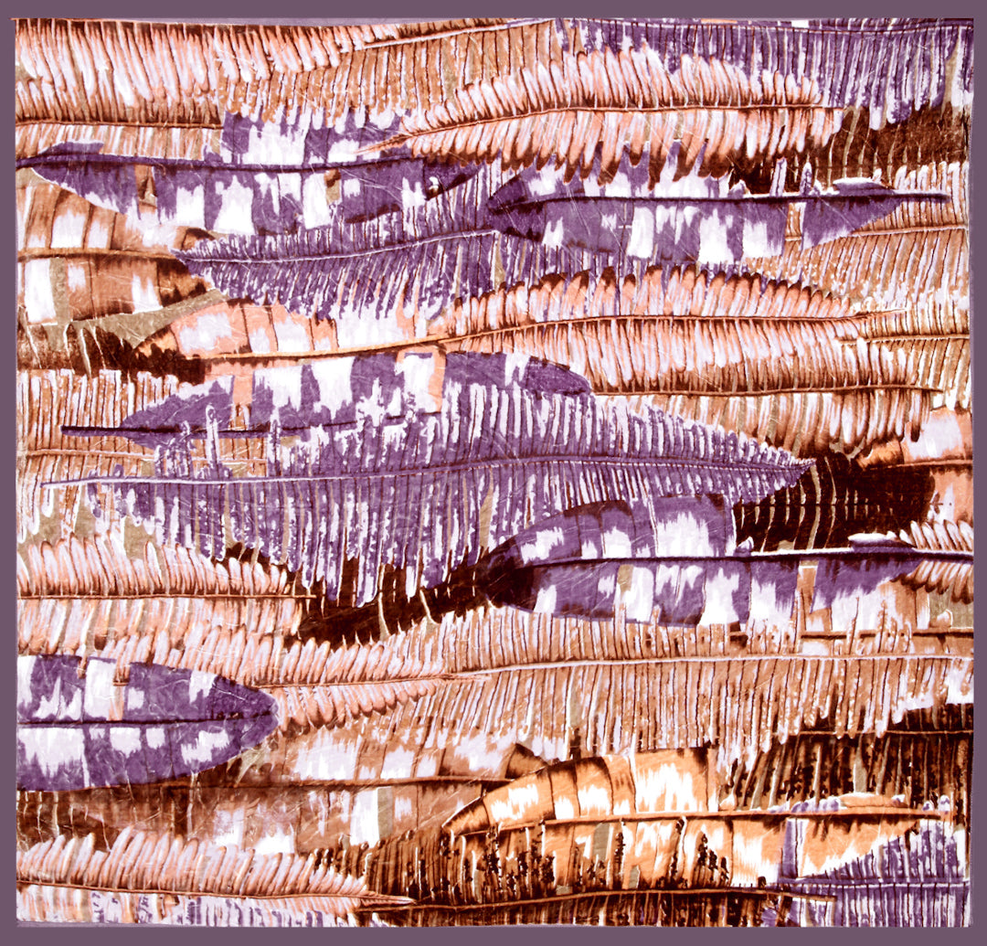 Arrabi Multi Abstract Wool Blend 950 GSM Full Size Double Bed Blanket (230 X 200 cm)