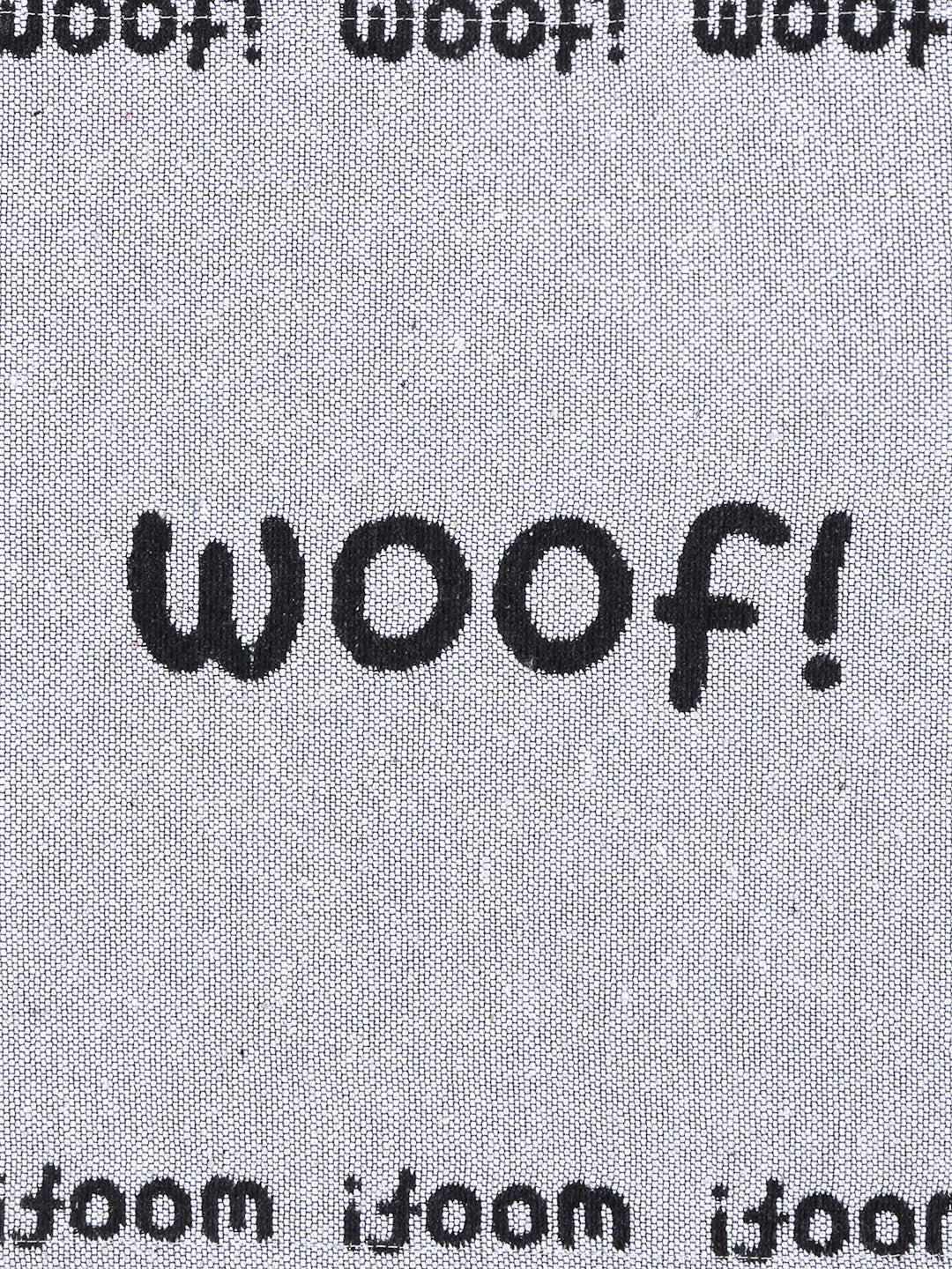 Arrabi Grey Textured Cotton Blend Full Size Table Mat (Pack of 6) (42 x 32 cm)