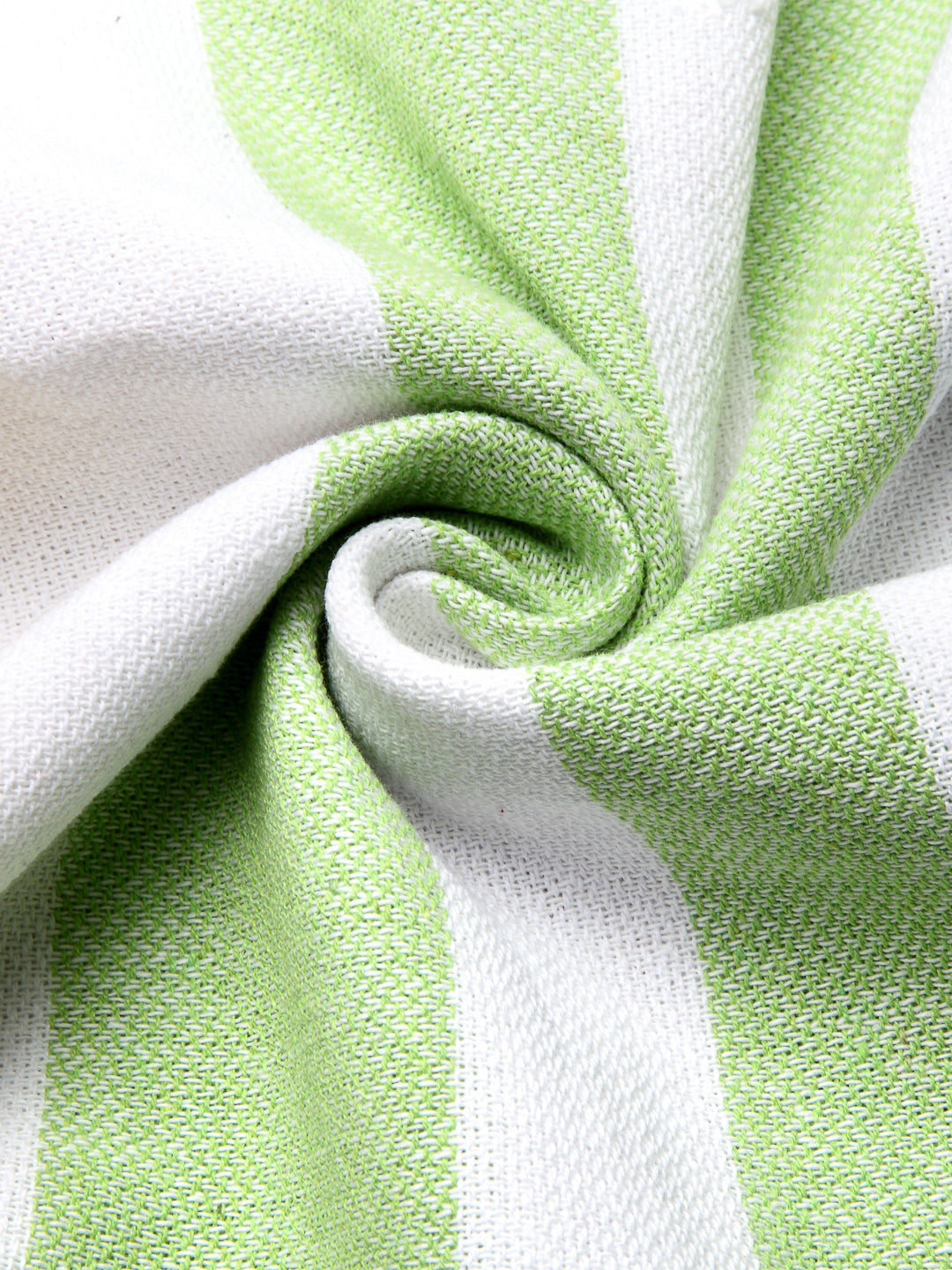 Arrabi Multi Striped Handwoven Cotton Bath Towel (Set of 4) (150 X 75 Cm)